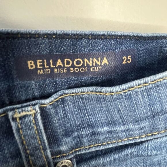 Fidelity Belladonna Mid Rise Bootcut jeans (hemmed) Size 25 - Picture 13 of 14